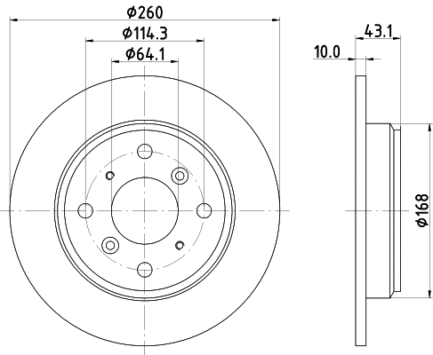 Brake Disc (54143)