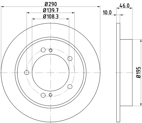 Brake Disc (55373)
