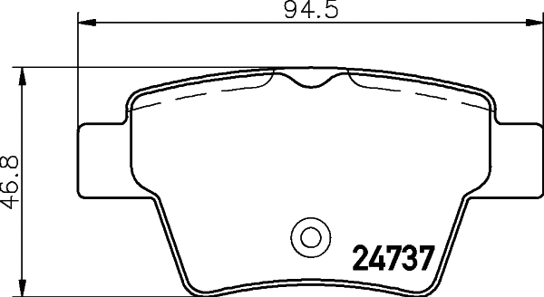 Brake Pad Set, disc brake (T1759)