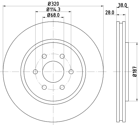 Brake Disc (54644)