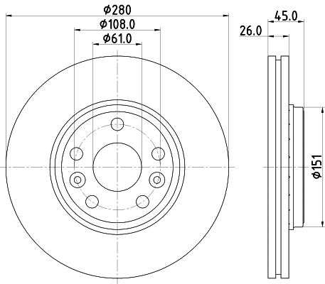 Brake Disc (55579)