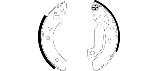 Brake Shoe Set (H8070)