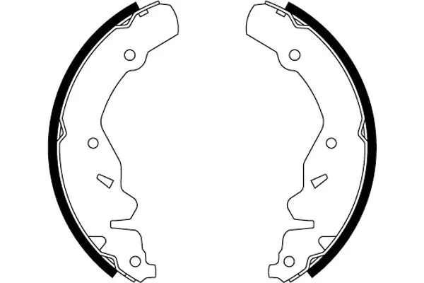 Brake Shoe Set (H1757)