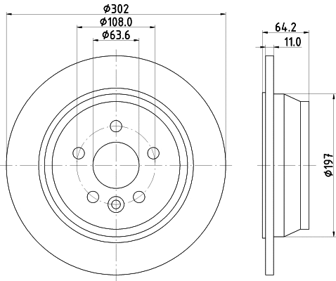 Brake Disc (55830)