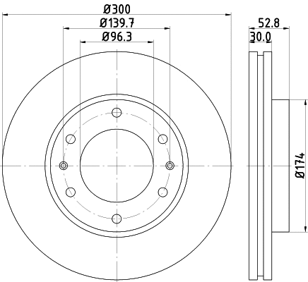 Brake Disc (55038)