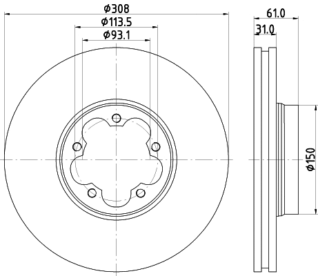 Brake Disc (55743)