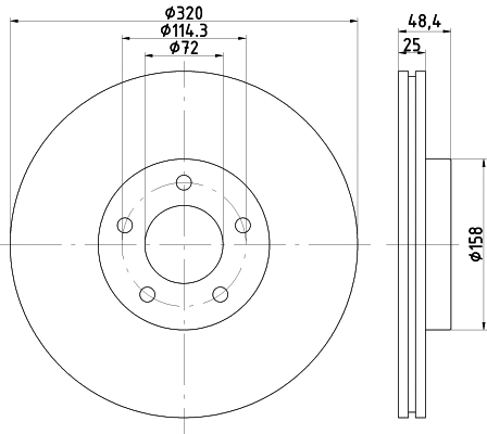 Brake Disc (55235)