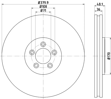 Brake Disc (55329)