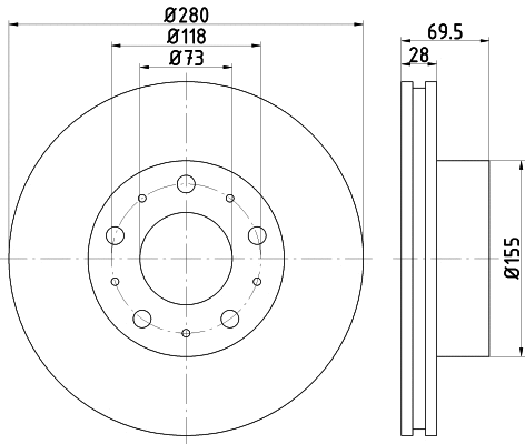 Brake Disc (54572)