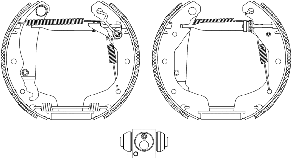 Brake Shoe Set (R0610)