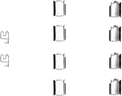 Accessory Kit, disc brake pad (K0119)