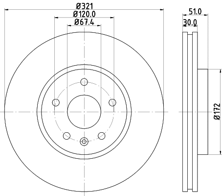 Brake Disc (54870)