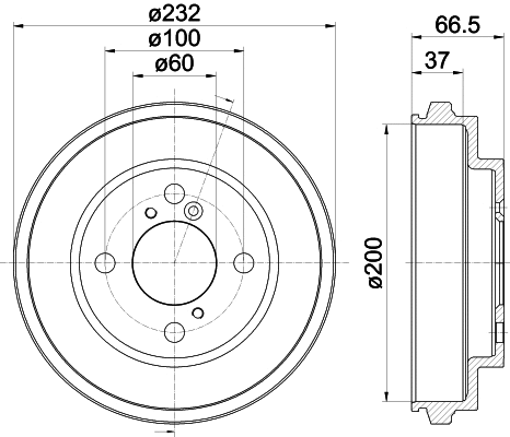 Brake Drum (61446)
