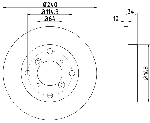 Brake Disc (54172)