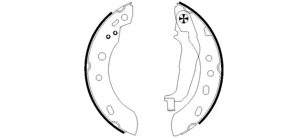 Brake Shoe Set (H9490)