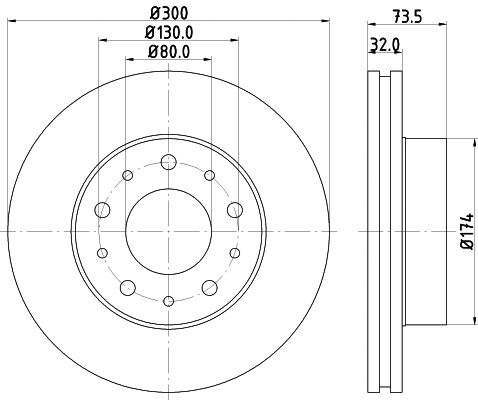 Brake Disc (54573)