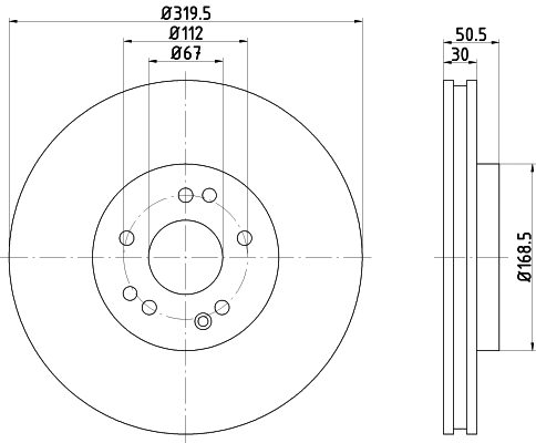 Brake Disc (52130)