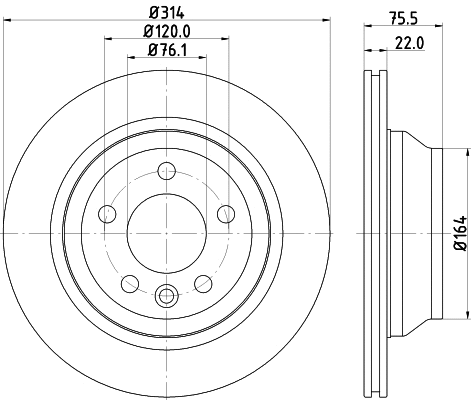 Brake Disc (54219)