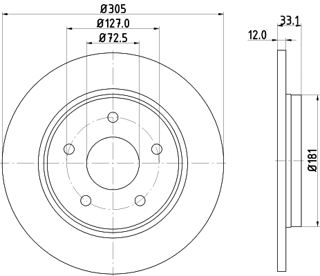 Brake Disc (54810)