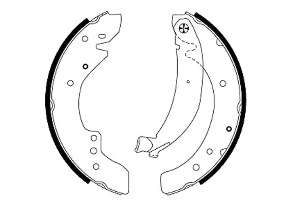 Brake Shoe Set (H8920)
