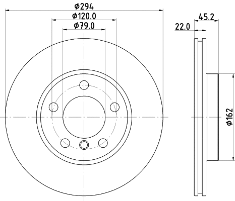 Brake Disc (55778)