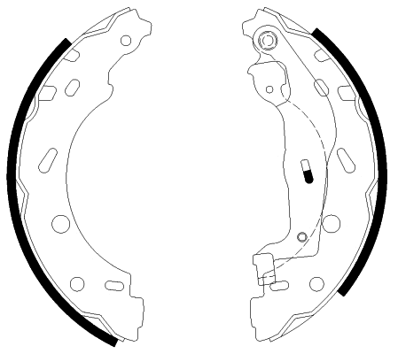 Brake Shoe Set (H9920)
