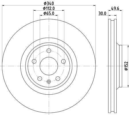 Brake Disc (54605)