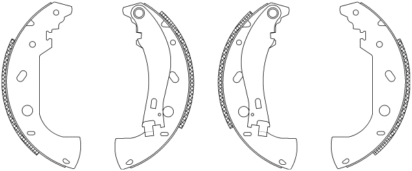 Brake Shoe Set (Q0810)