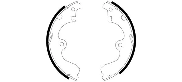 Brake Shoe Set (H8340)