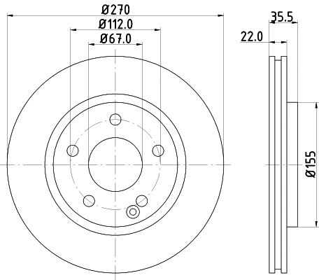 Brake Disc (54245)