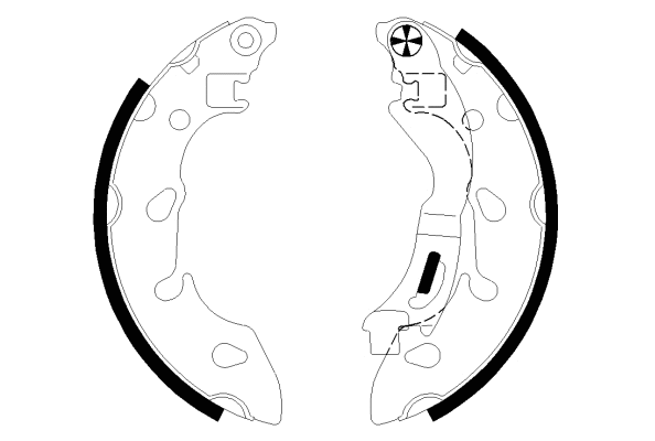 Brake Shoe Set (H1801)