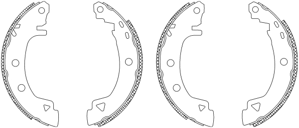Brake Shoe Set (Q1065)