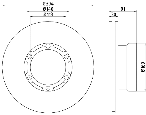 Brake Disc (58236)