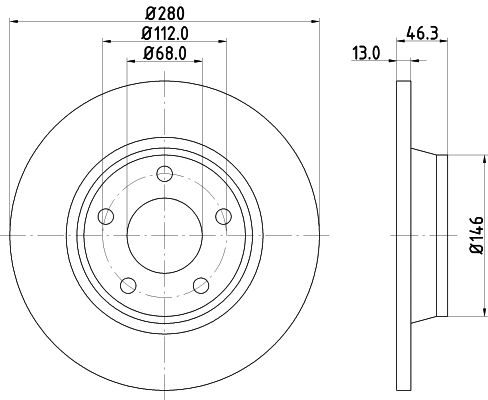 Brake Disc (53929)