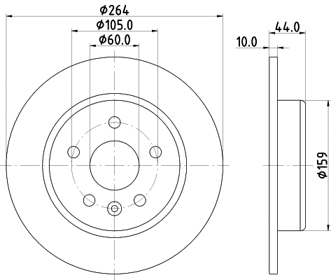 Brake Disc (55753)