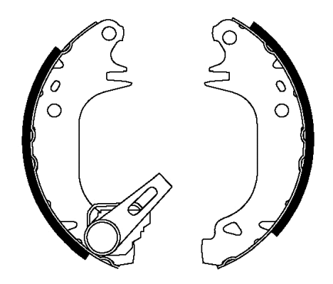 Brake Shoe Set (H1862)