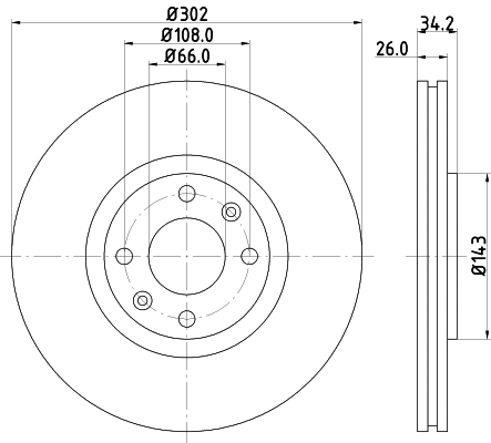 Brake Disc (54685)