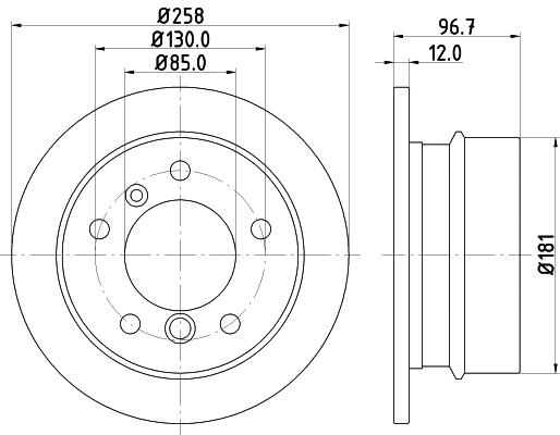 Brake Disc (54375)