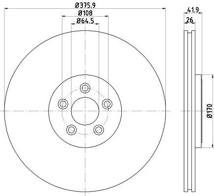 Brake Disc (55330)