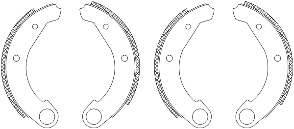 Brake Shoe Set (Q0040)