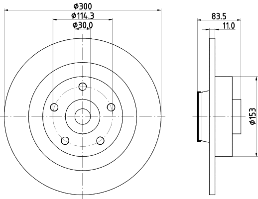 Brake Disc (55331)