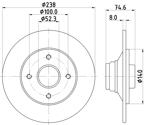 Brake Disc (52818)