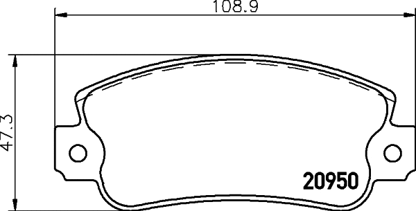 Brake Pad Set, disc brake (T9003)