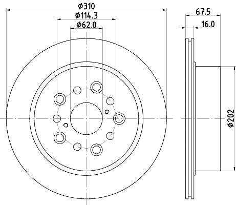 Brake Disc (54857)