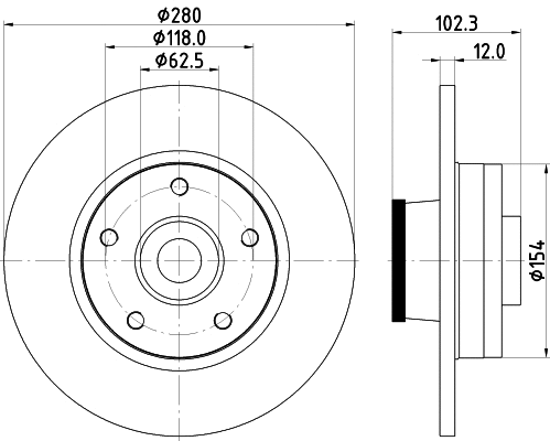 Brake Disc (54537)