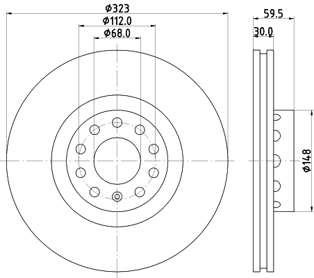Brake Disc (54221)