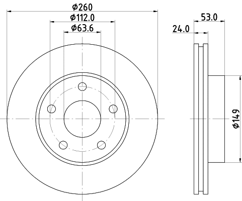 Brake Disc (51018)