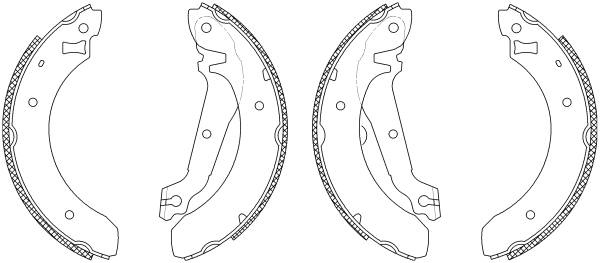 Brake Shoe Set (Q0285)