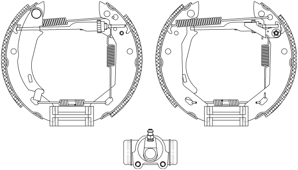 Brake Shoe Set (R1255)