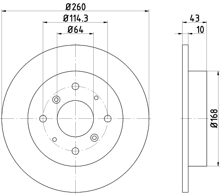 Brake Disc (52906)